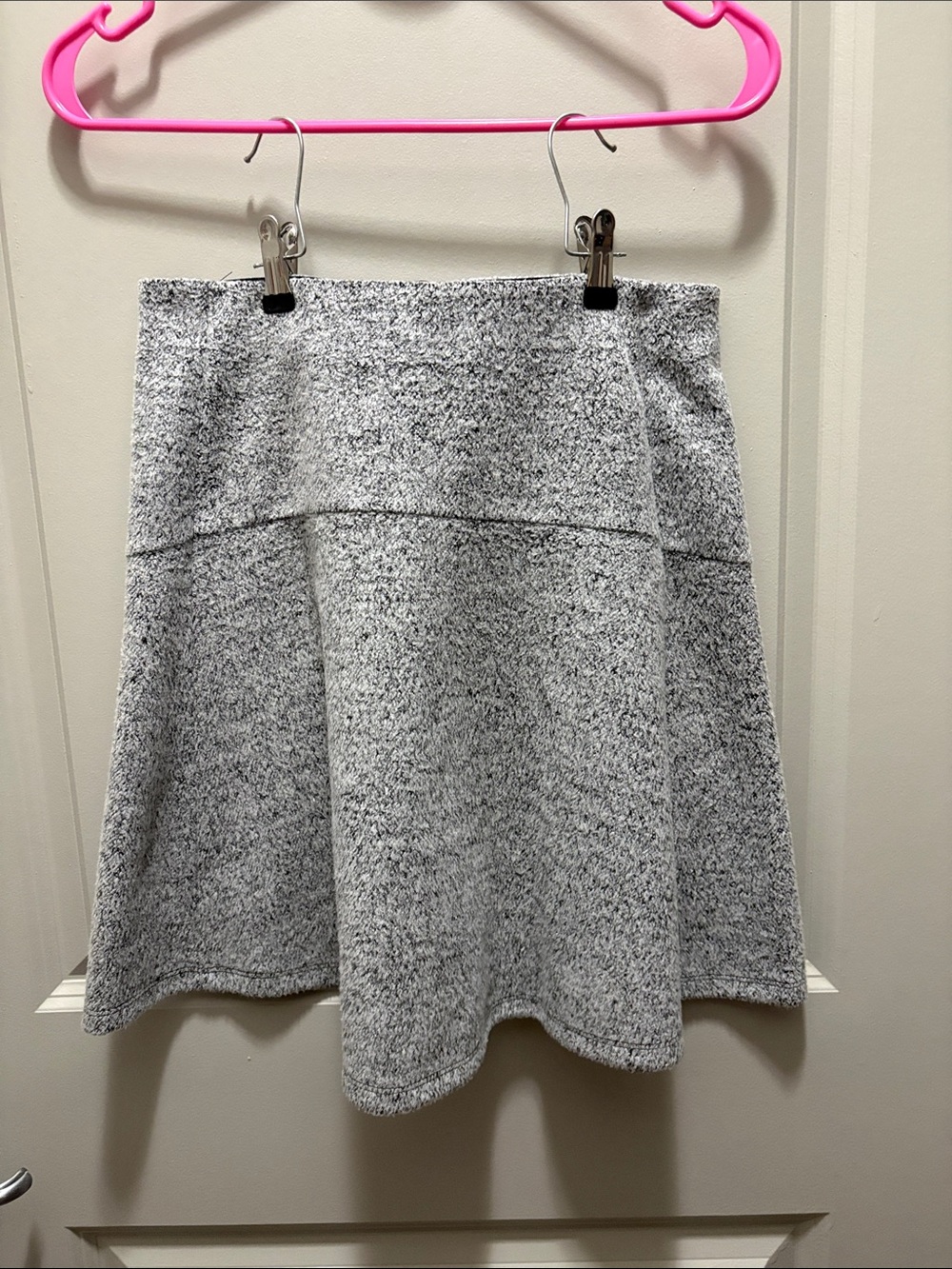 LOFT Heather Gray Circle Skirt